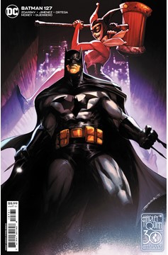 Batman #127 Cover D Stephen Segovia Harley Quinn 30th Anniversary Card Stock Variant (2016)
