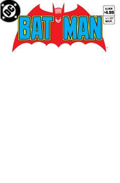 Batman #357 Facsimile Edition Blank Variant Second Printing