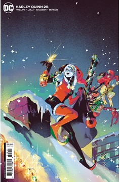 Harley Quinn #25 Cover C Al Kaplan Holiday Card Stock Variant (2021)