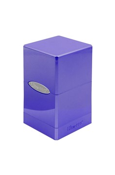 Ultra Pro Satin Tower Deck Box: 100+ Hi-Gloss Amethyst