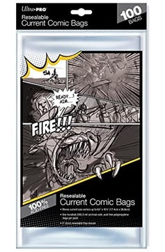 Resealable Current Comic Bags 100 Count Pack