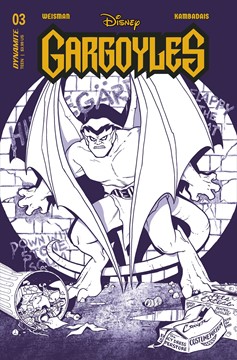 Gargoyles #3 Cover J 1 for 20 Incentive Conner Purple Line Art (2022)