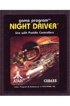 Atari 2600 Vcs Night Driver - Cartridge Only - Pre-Owned