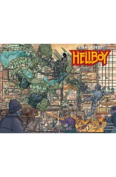 Hellboy & the B.P.R.D. Ongoing #69 Giant Robot Hellboy #2 Cover B (Wraparound) (Geof Darrow)