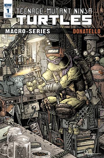 Teenage Mutant Ninja Turtles Macroseries #1 DonatelloCover A Petersen