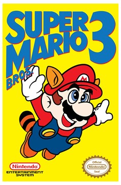 Super Mario Bros 3 Cover Poster