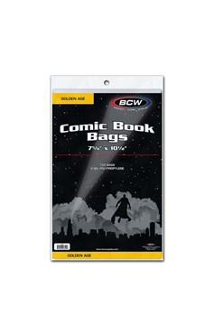 BCW Golden Comic Bags (100 Count)