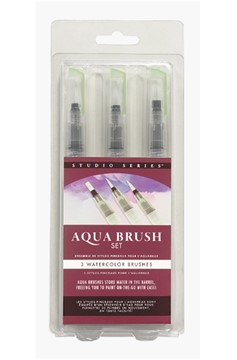 Studio Series Aqua Brushes (Set of 3)