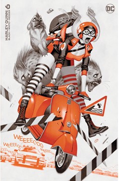 Harley Quinn Black White Redder #6 Cover B Julian Totino Tedesco Variant (Of 6)