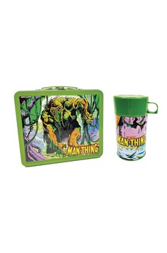 San Diego ComicCon 2023 Tin Titans Marvel Man-Thing Lunchbox & Beverage Container