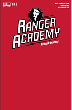 Ranger Academy #2 Cover B Red Blank Sketch Variant N/a