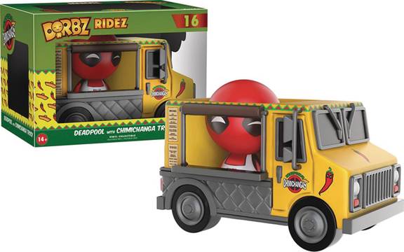 Dorbz Rides Deadpool Chimichanga Truck Vinyl Figure