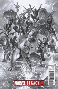 Marvel Legacy #1 Ross Black & White Variant