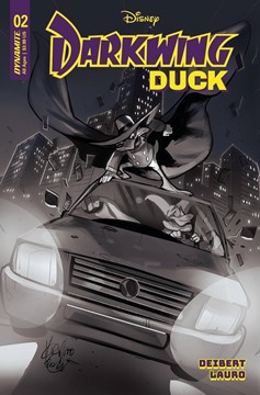 Darkwing Duck #2 Cover Y 10 Copy Last Call Incentive Andolfo Black & White