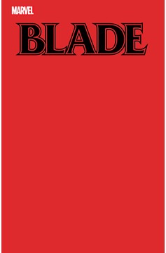 Blade #1 Blood Red Blank Cover Variant