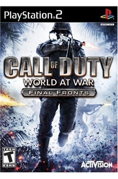 Playstation 2 Ps2 Call of Duty World At War Final Fronts