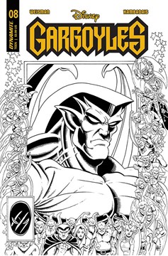 Gargoyles #8 Cover S 7 Copy Last Call Incentive Haeser Line Art