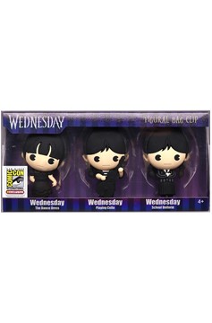 Wednesday 3D Foam Bag Clip 3-Pack - San Diego Comic-Con 2023 Exclusive