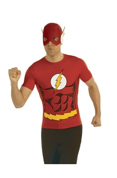 DC The Flash T-Shirt W/ Mask Medium