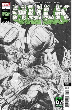 Hulk #7 2nd Printing 1 for 25 Incentive Frank Sketch Variant (2022)