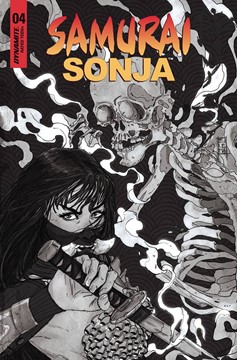 Samurai Sonja #4 Cover O 7 Copy Last Call Incentive Lavina Black & White