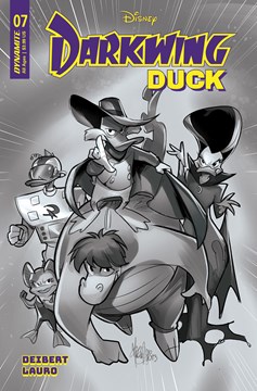 Darkwing Duck #7 Cover I 1 for 15 Incentive Andolfo Black & White