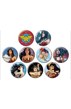 DC Heroes Wonder Woman 144 Piece Button Assortment Display