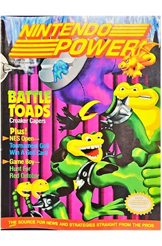 Nintendo Power Volume 25 Battle Toads With Poster