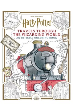 Harry Potter Travels Through The Wizarding Coloring Book