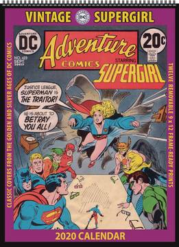 Vintage DC Comics Supergirl 2020 Wall Calendar