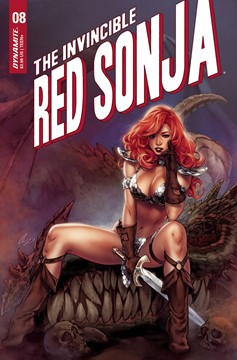 Invincible Red Sonja #8 Cover O Last Call Chatzoudis Original