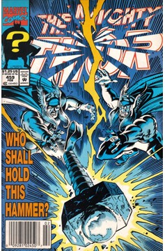 Thor #459 [Newsstand]-Fine (5.5 – 7) [1St App. of Eric Masterson As Thunderstrike]