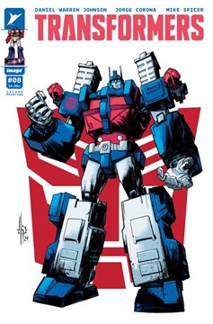 Transformers #8 Second Printing Cover B Jason Howard Autobot Variant