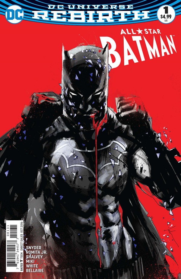 All-Star Batman # 1 Jock Cover Signed By Danny Miki And Dean White