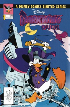 Darkwing Duck #1 Cover E Facsimile Purple Foil Logo