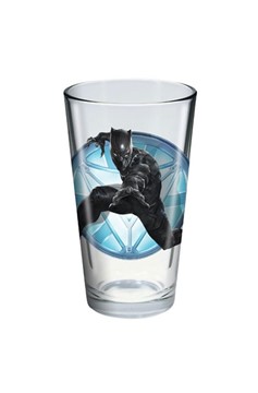 Toon Tumblers Captain America 3 Black Panther Pint Glass