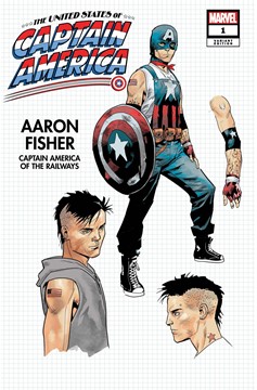 United States of Captain America #1 Bazaldua Design Variant (Of 5)