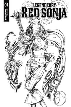 Legenderry Red Sonja #1 Cover B 10 Copy Black & White Incentive (Of 5)