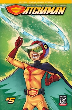 Gatchaman #5 Cover C 1 for 10 Incentive Francine Delgado Jinpei The Swallow Variant