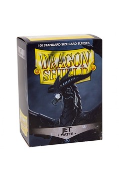 Dragon Shield Sleeves: Matte Jet (Box of 100)