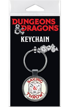 D&D Saving Throw Keychain