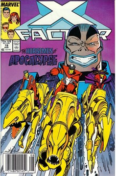 X-Factor #19 [Newsstand]-Fine (5.5 – 7) [2nd Cover App. of Apocalypse]