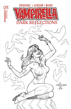 Vampirella Dark Reflections #5 Cover I 1 for 10 Incentive Linsner Line Art