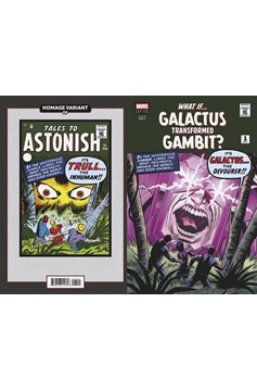 What If...? Galactus Galactus Transformed Gambit? #1 Alex Saviuk Sci-Fi Homage Variant