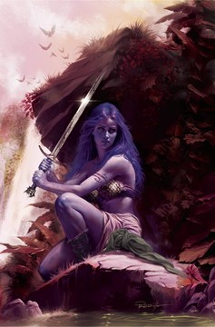 Red Sonja 2023 #3 Cover W1 For 10 Incentive Last Call Parrillo Ultraviolet Virgin Cover