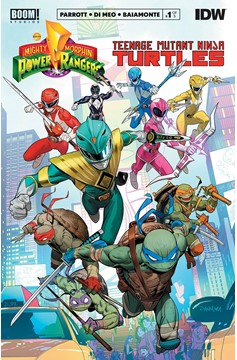 Power Rangers Teenage Mutant Ninja Turtles #1 Cover A Mora