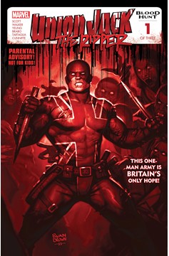 Union Jack The Ripper: Blood Hunt #1 Ryan Brown Blood Soaked 2nd Printing Variant (Blood Hunt)