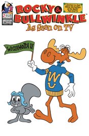Rocky & Bullwinkle Seen On TV #2 Limited Edition Retro Animation Cover