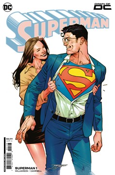 Superman #1 Cover K Jorge Jimenez Card Stock Variant (2023)