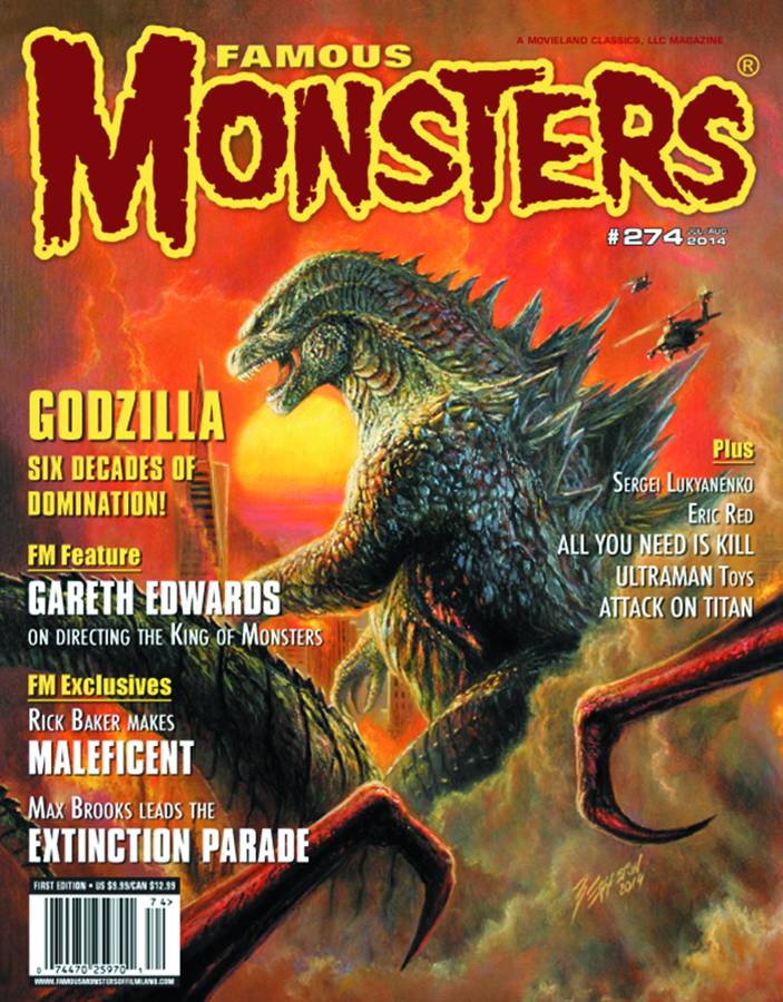 Famous Monsters of Filmland #274 Godzilla Variant 2014 Cover